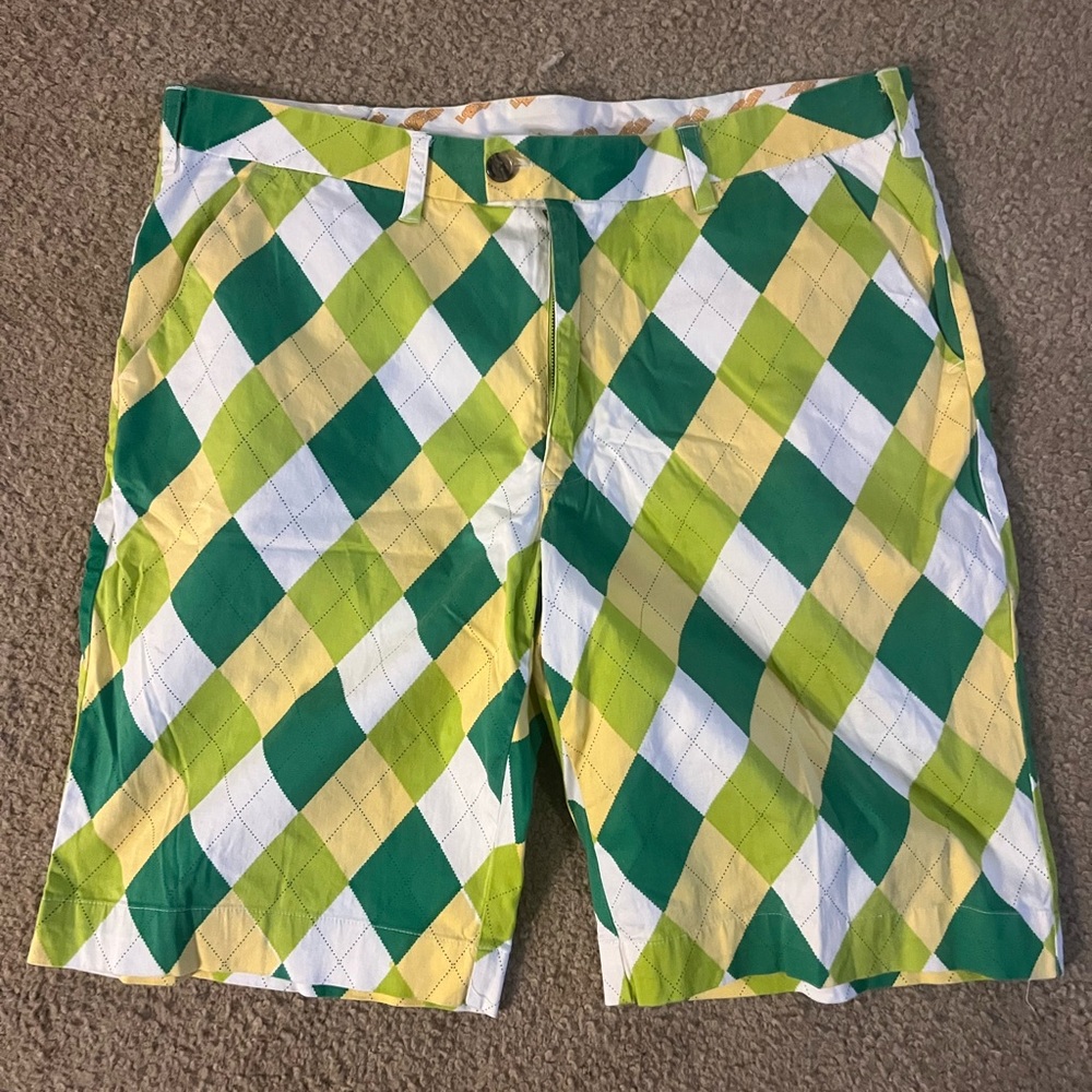 Men’s LoudMouth Golf shorts size 38